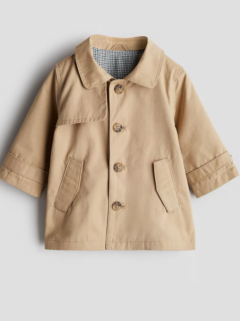 H&M Kids' Classic Tan Trench Jacket Size 4T NWT